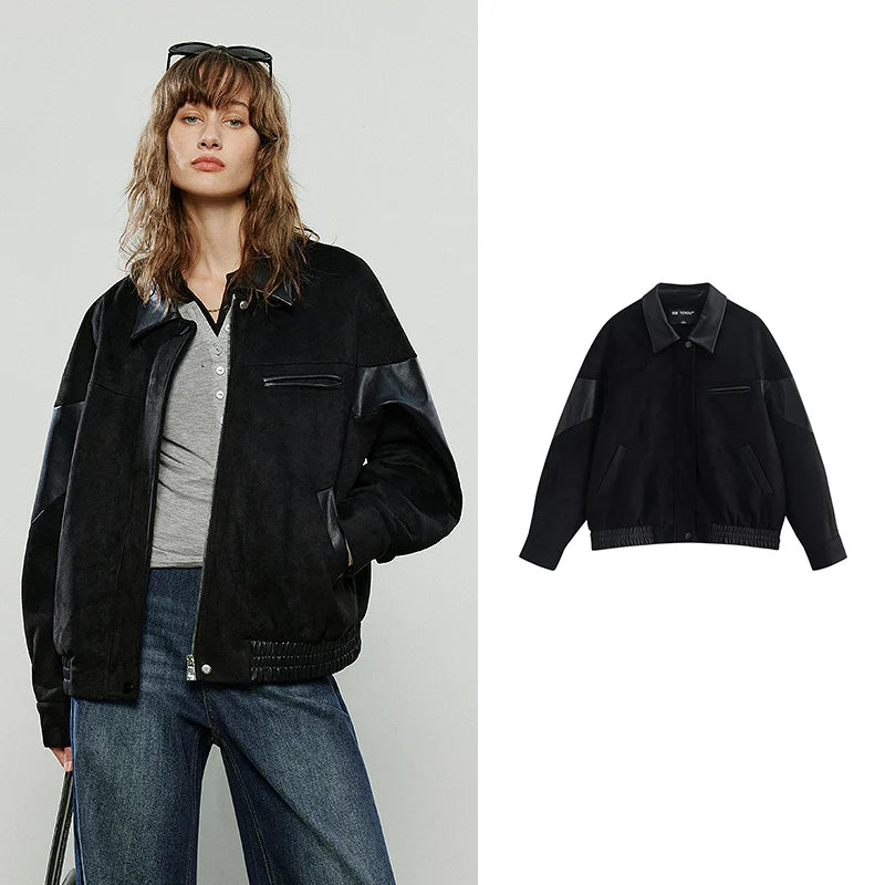 Women PU Leather Jacket