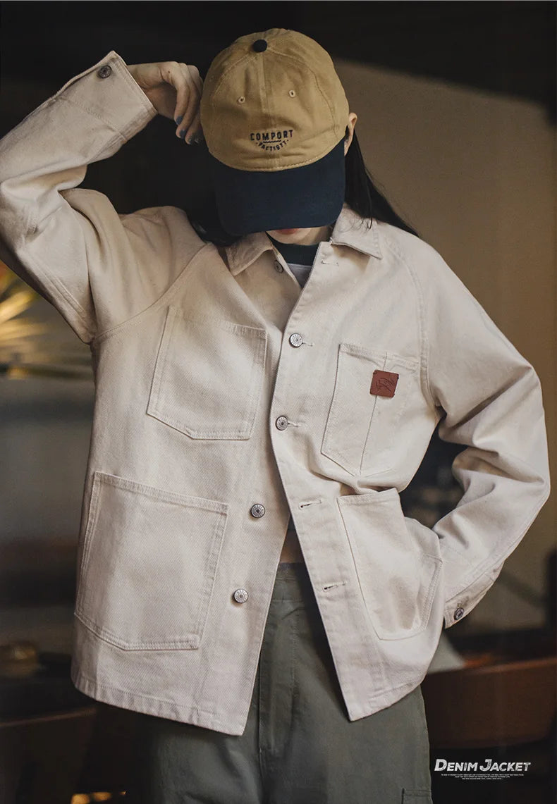 Cotton Seed Shell Denim Jacket