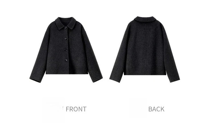 Short Woolen Loose Jacket