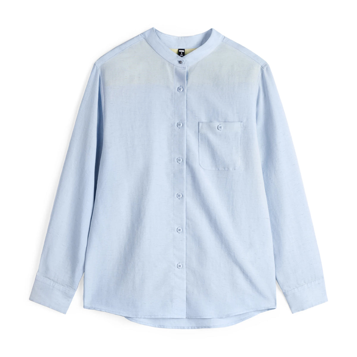 Linen Blend Button-Down Shirt