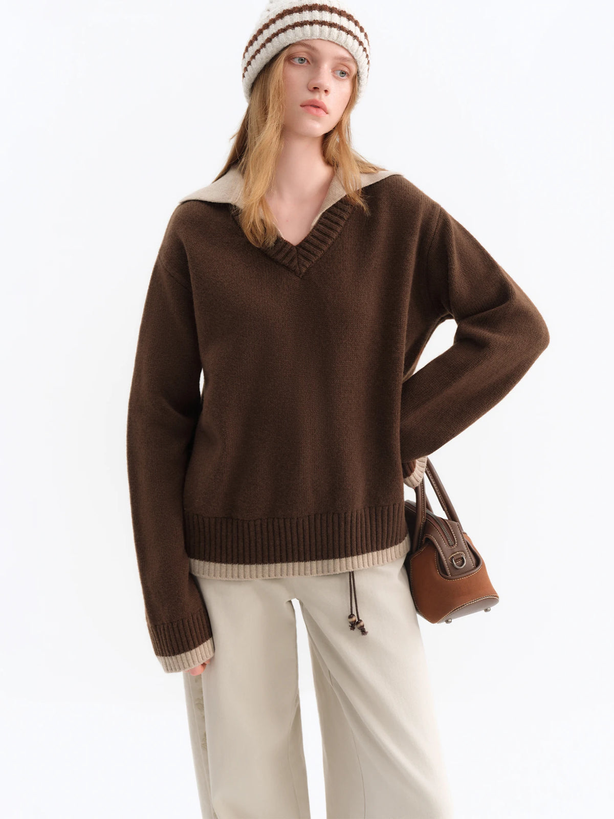Two-piece Illusion Design Pullover