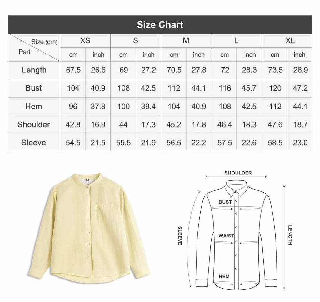 Linen Blend Button-Down Shirt