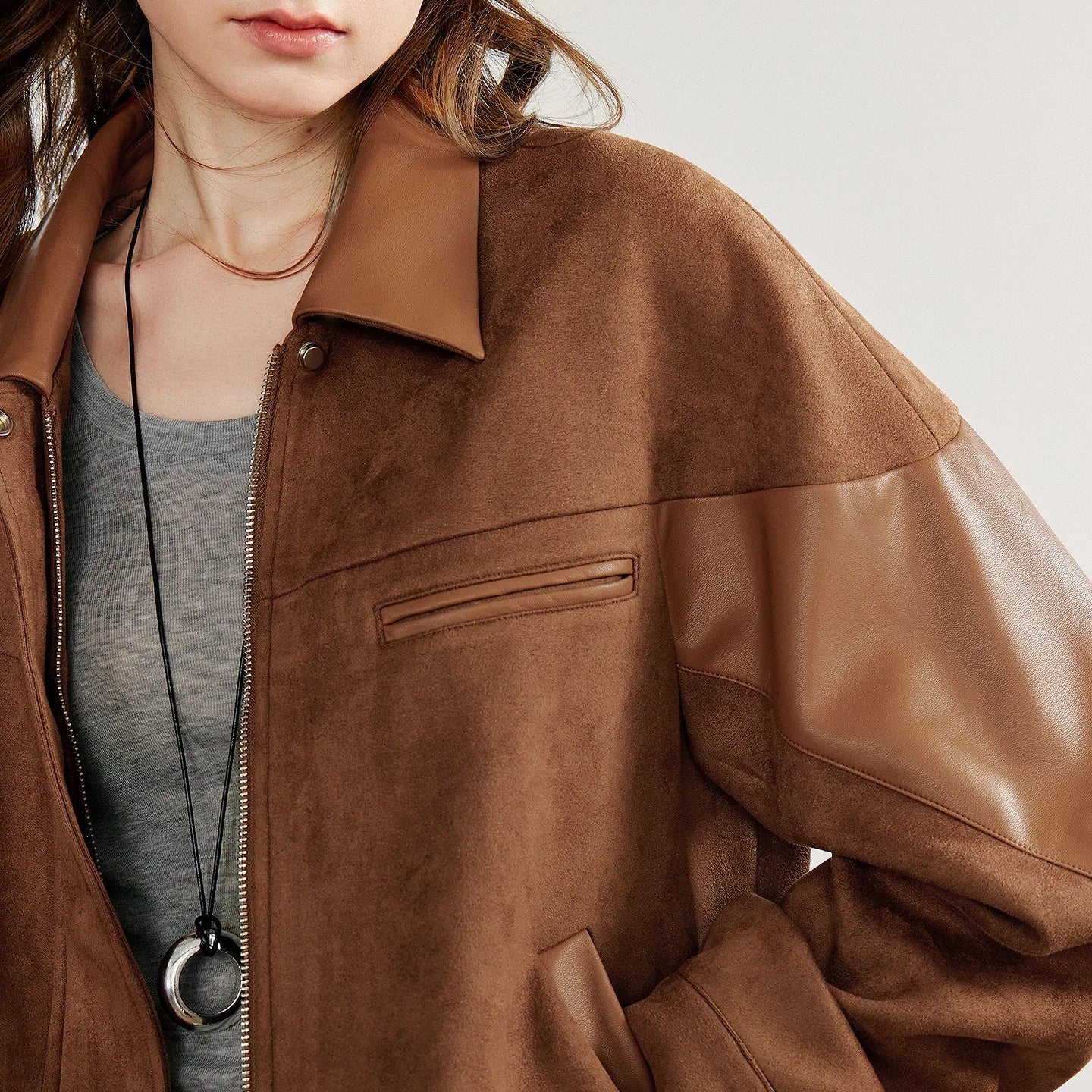 Women PU Leather Jacket