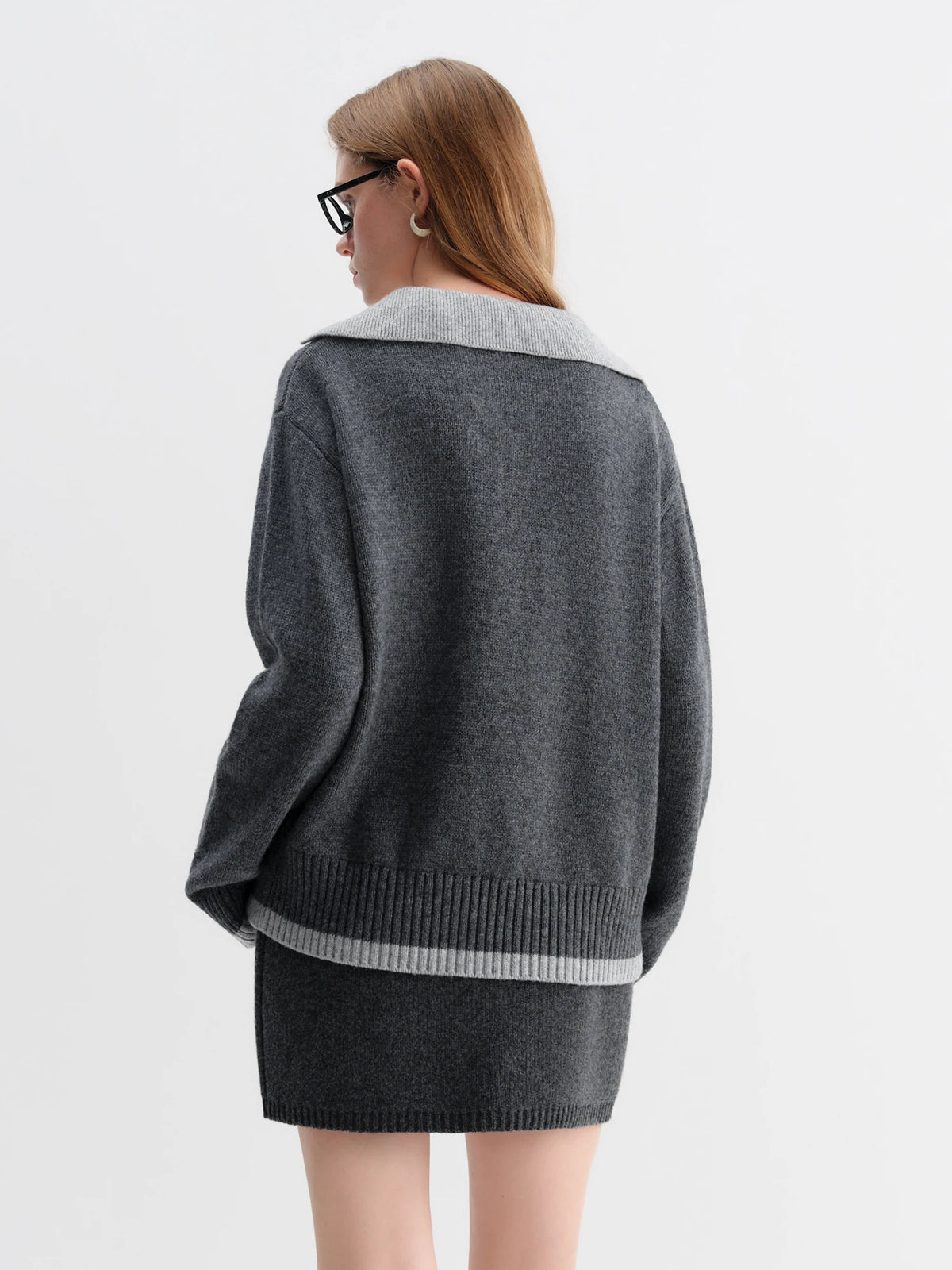 Two-piece Illusion Design Pullover
