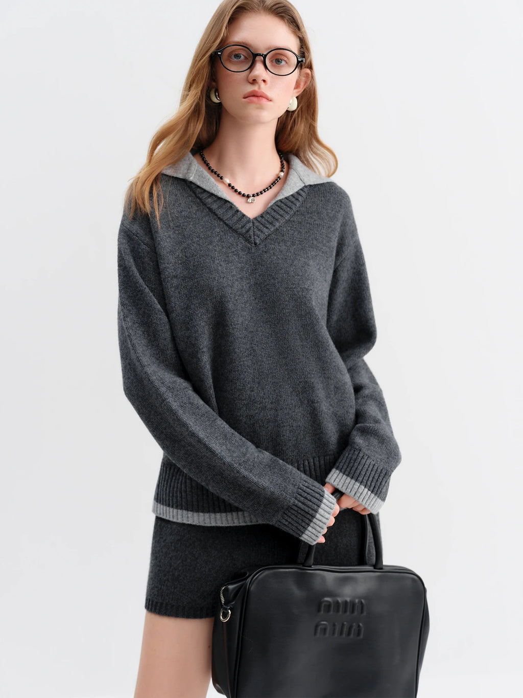 Two-piece Illusion Design Pullover