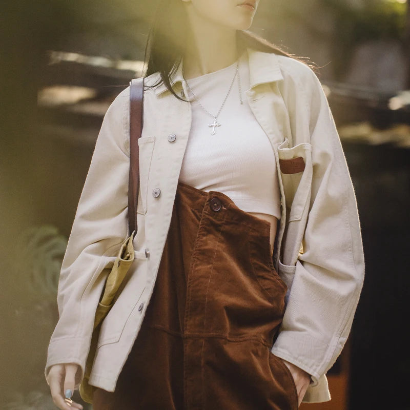 Cotton Seed Shell Denim Jacket