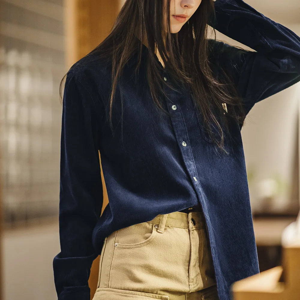 Vintage Corduroy Button-Down Shirt