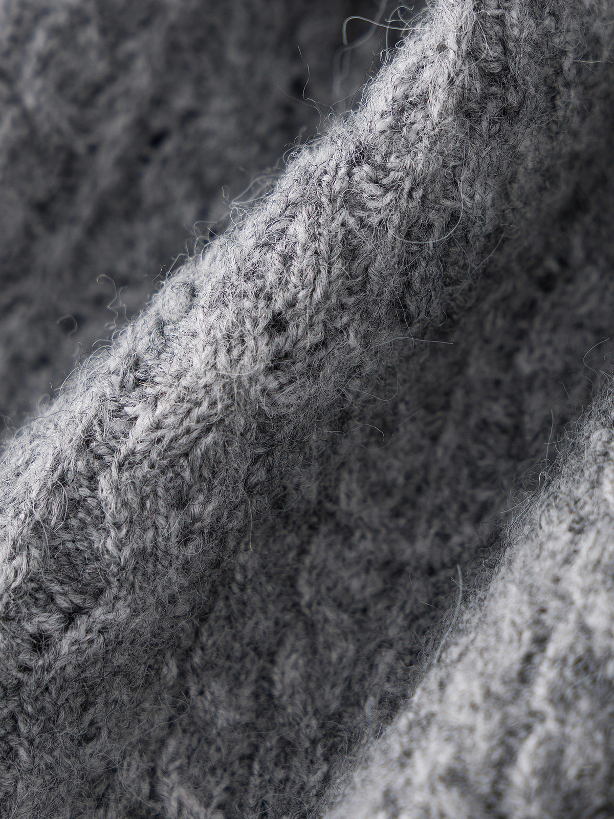Textured Crew Neck Knit Sweater