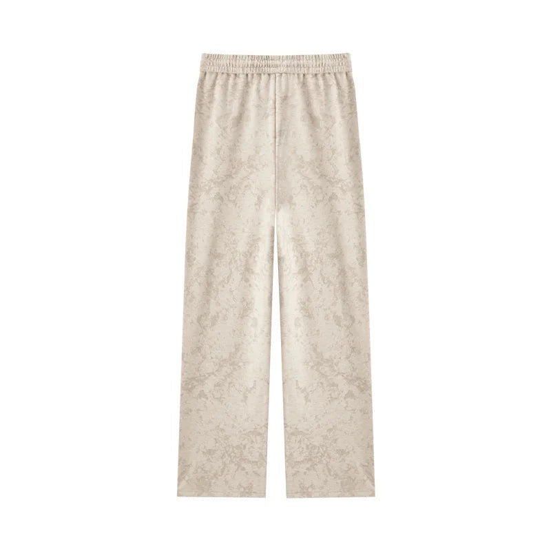 Wool-Feel Wide-Leg Trousers