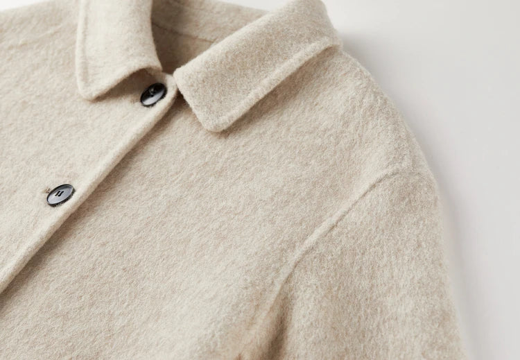 Short Woolen Loose Jacket