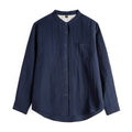 Linen Blend Button-Down Shirt
