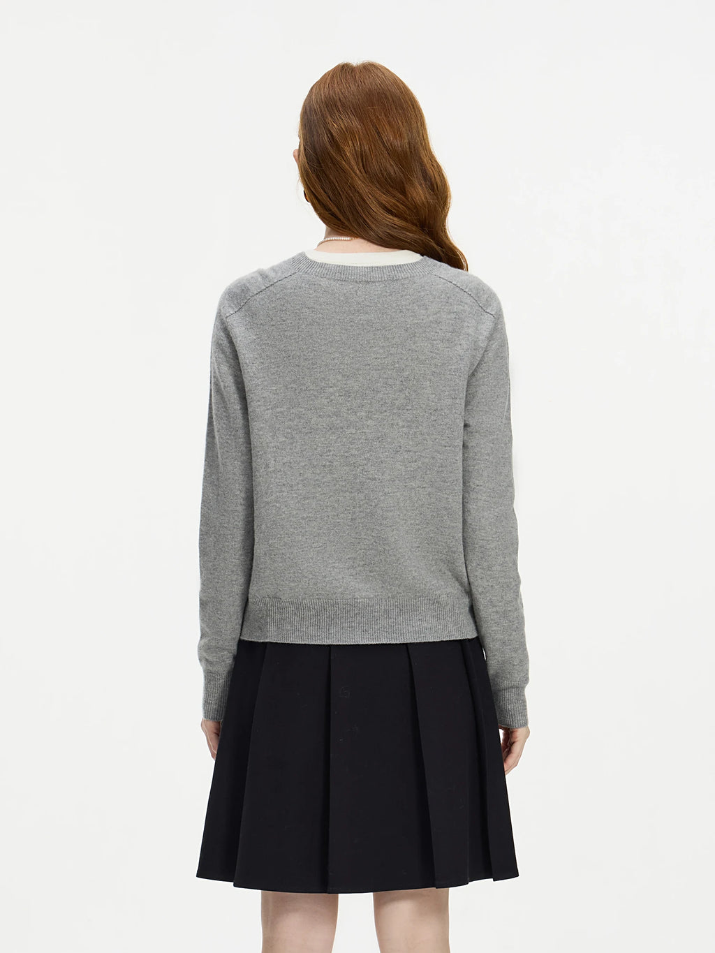 Seamless Wool Knit Sweater