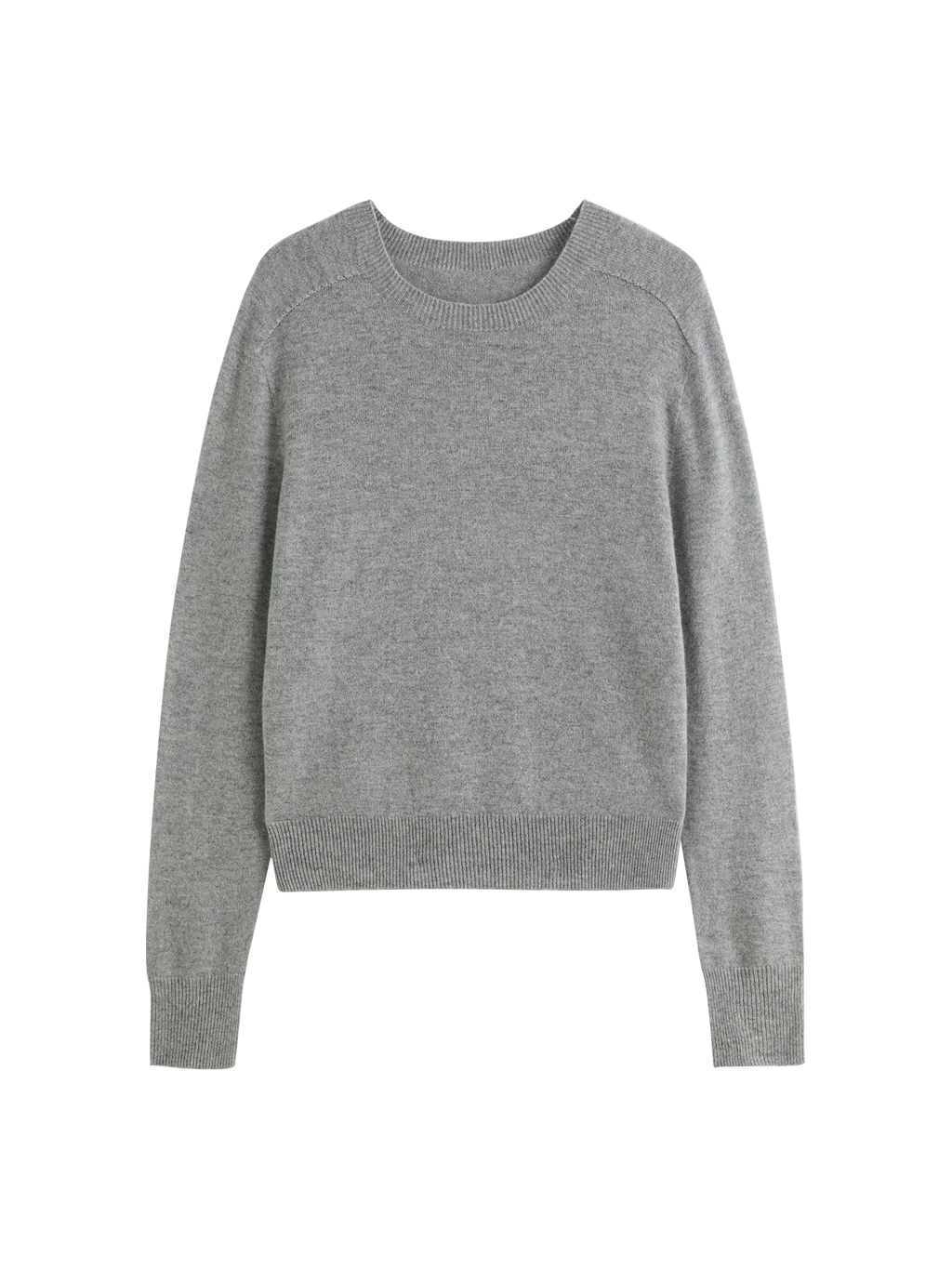 Seamless Wool Knit Sweater