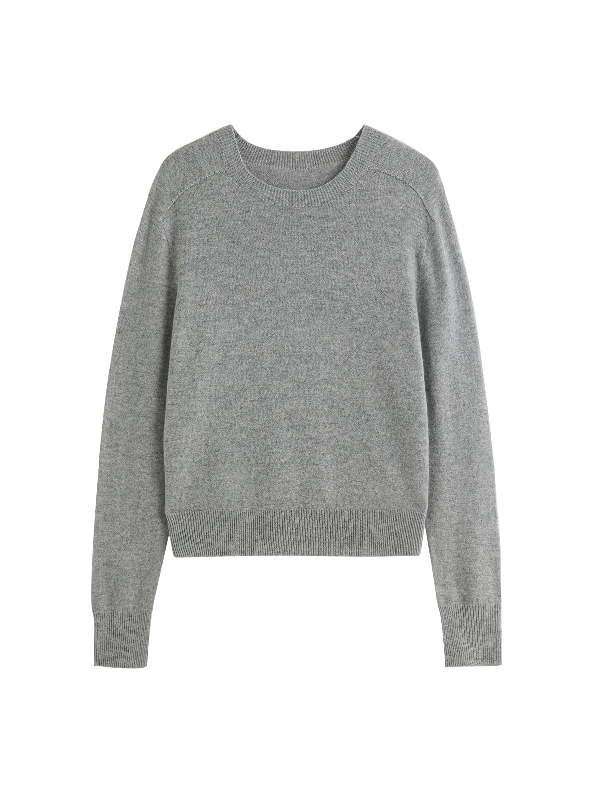 Seamless Wool Knit Sweater