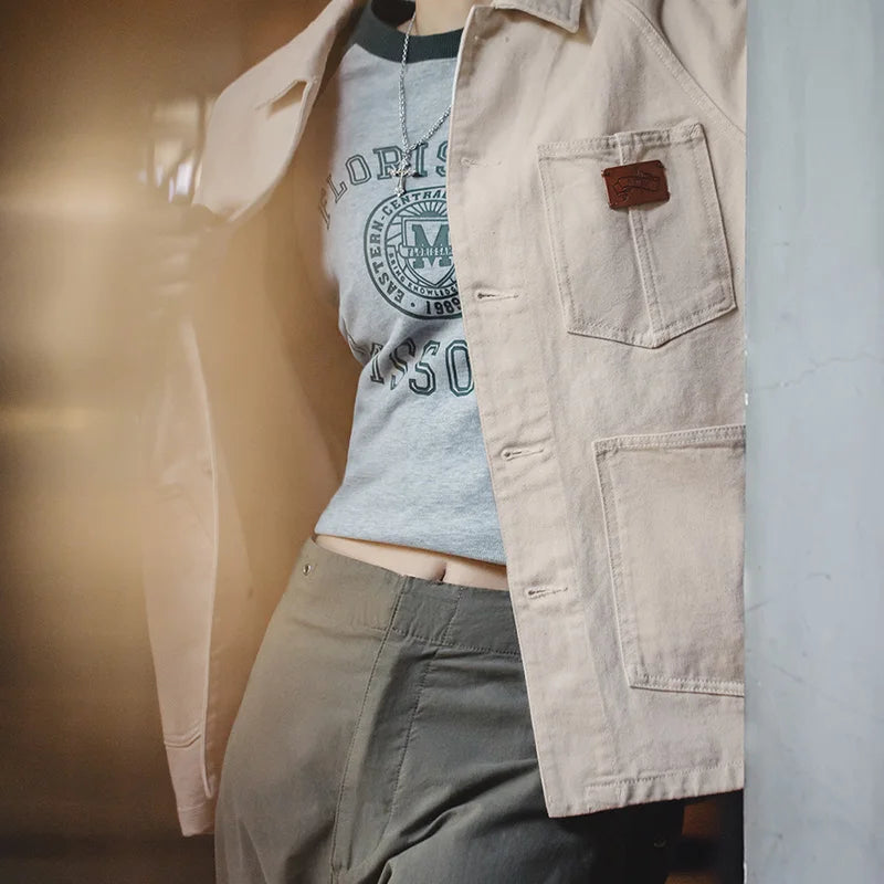 Cotton Seed Shell Denim Jacket