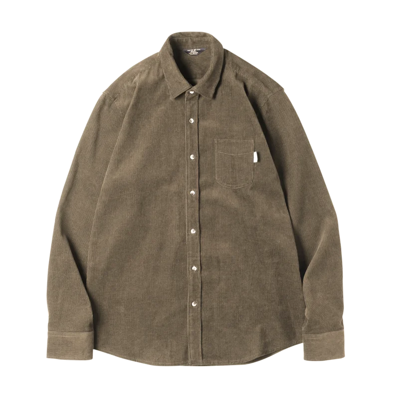 Vintage Corduroy Button-Down Shirt