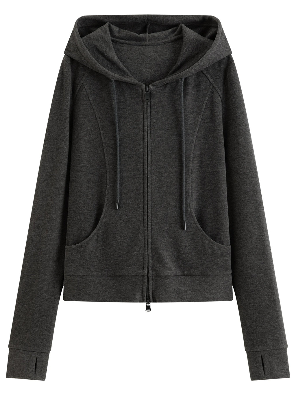 Hooded Knit Cardigan & Pants Two-Piece Set