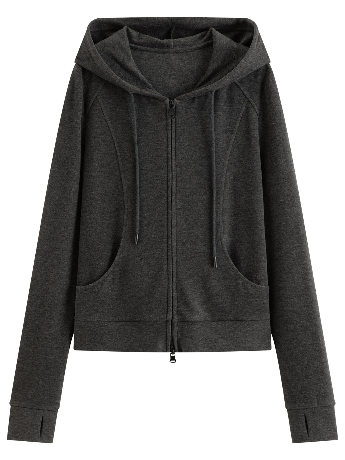 Hooded Knit Cardigan & Pants Two-Piece Set
