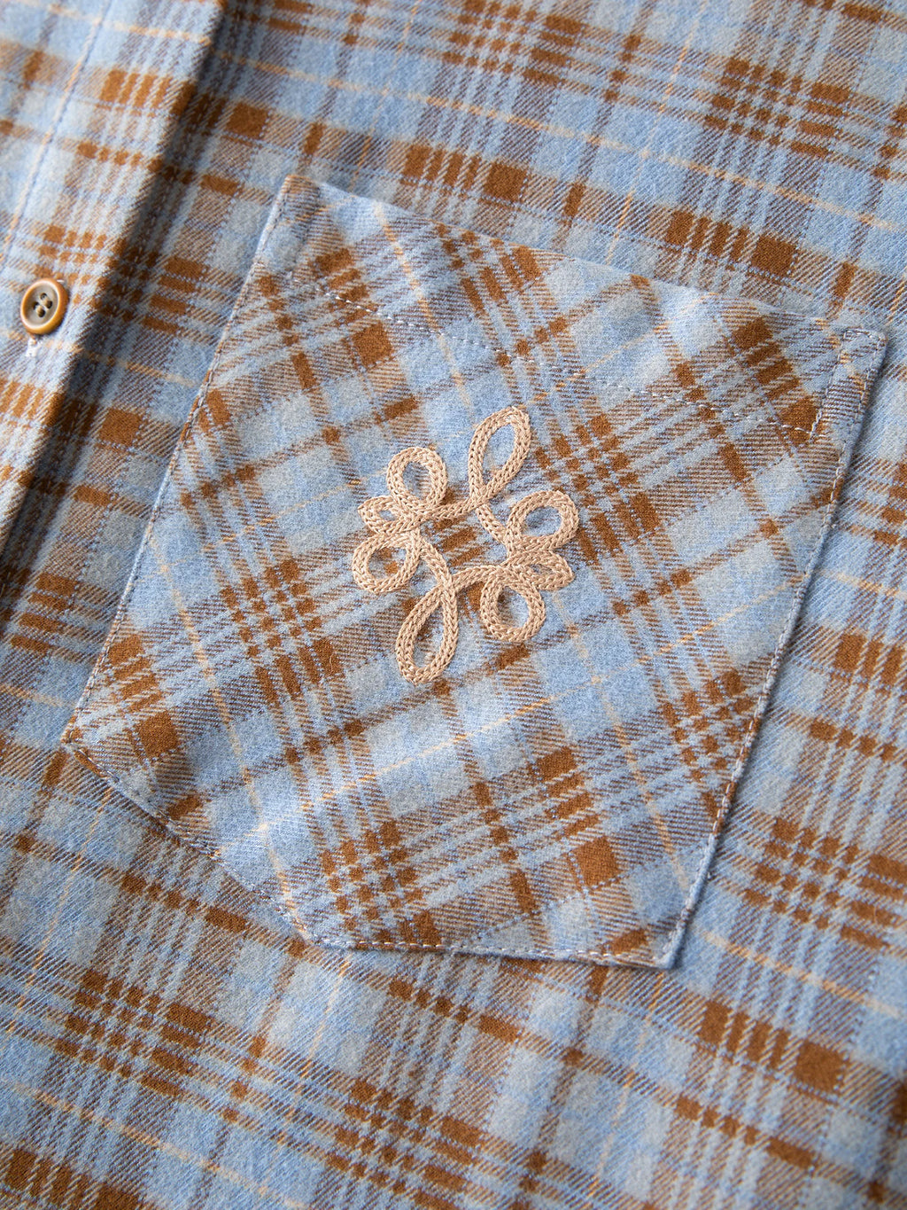 Brushed Plaid Oversized Shirt
