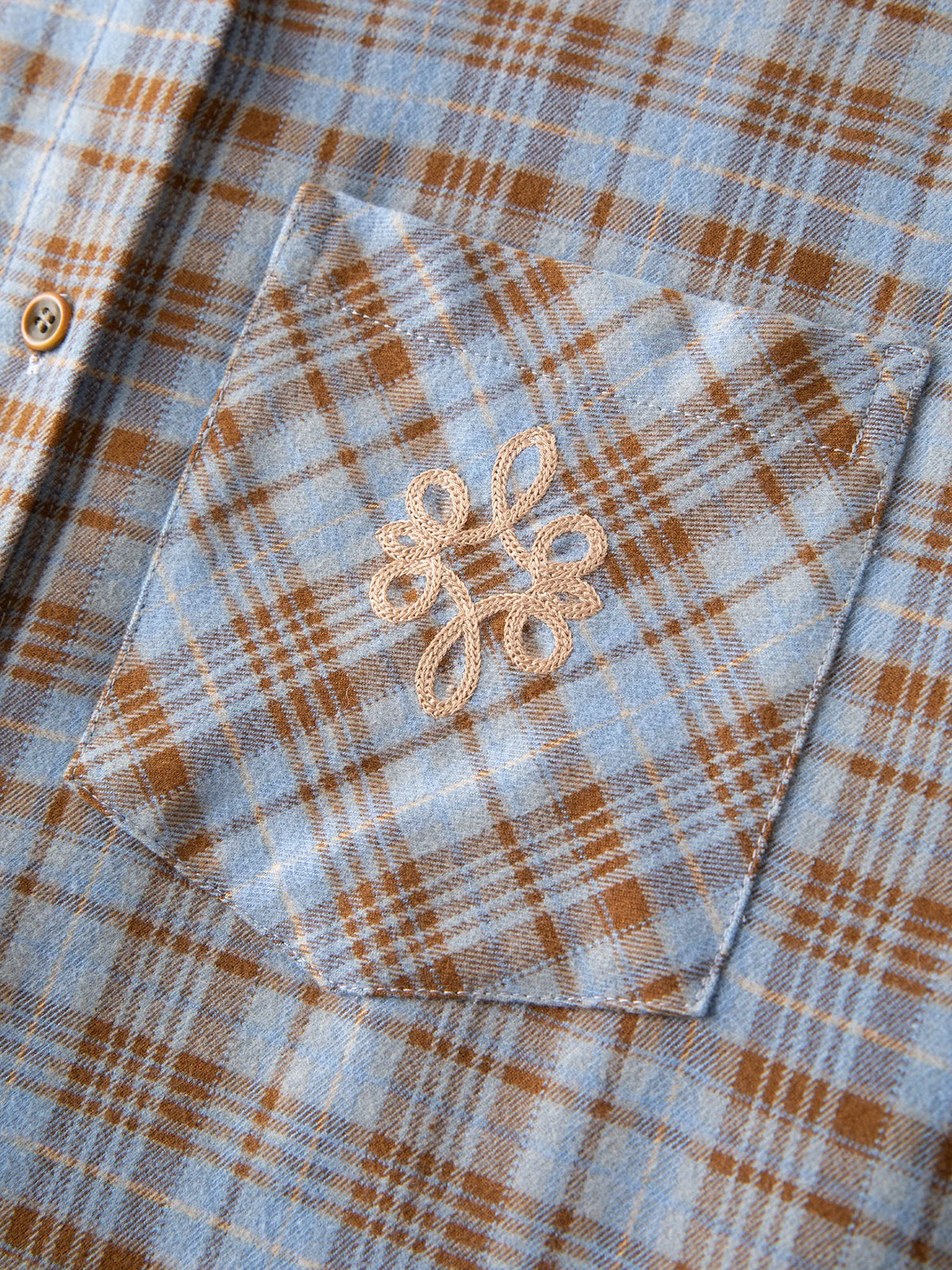 Brushed Plaid Oversized Shirt