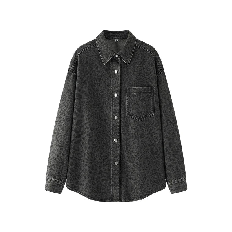 Oversized Plaid Long Sleeve Shirt