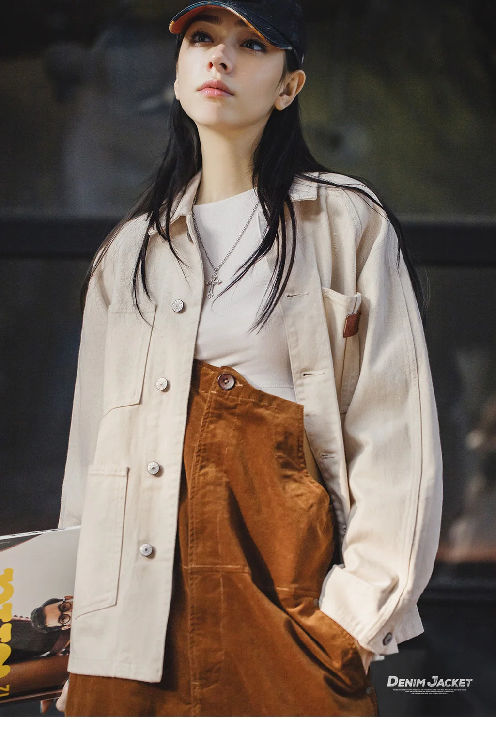 Cotton Seed Shell Denim Jacket