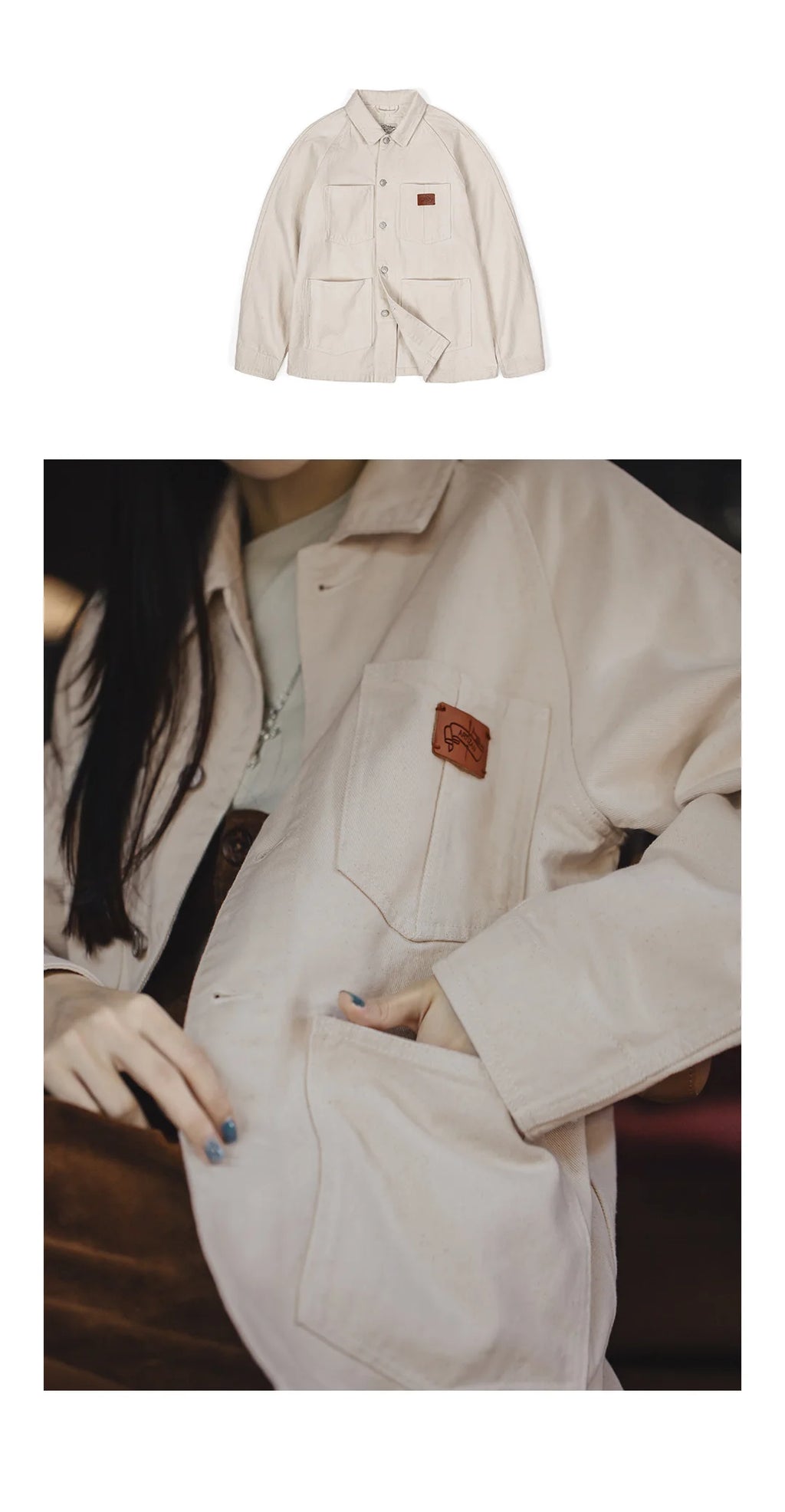 Cotton Seed Shell Denim Jacket