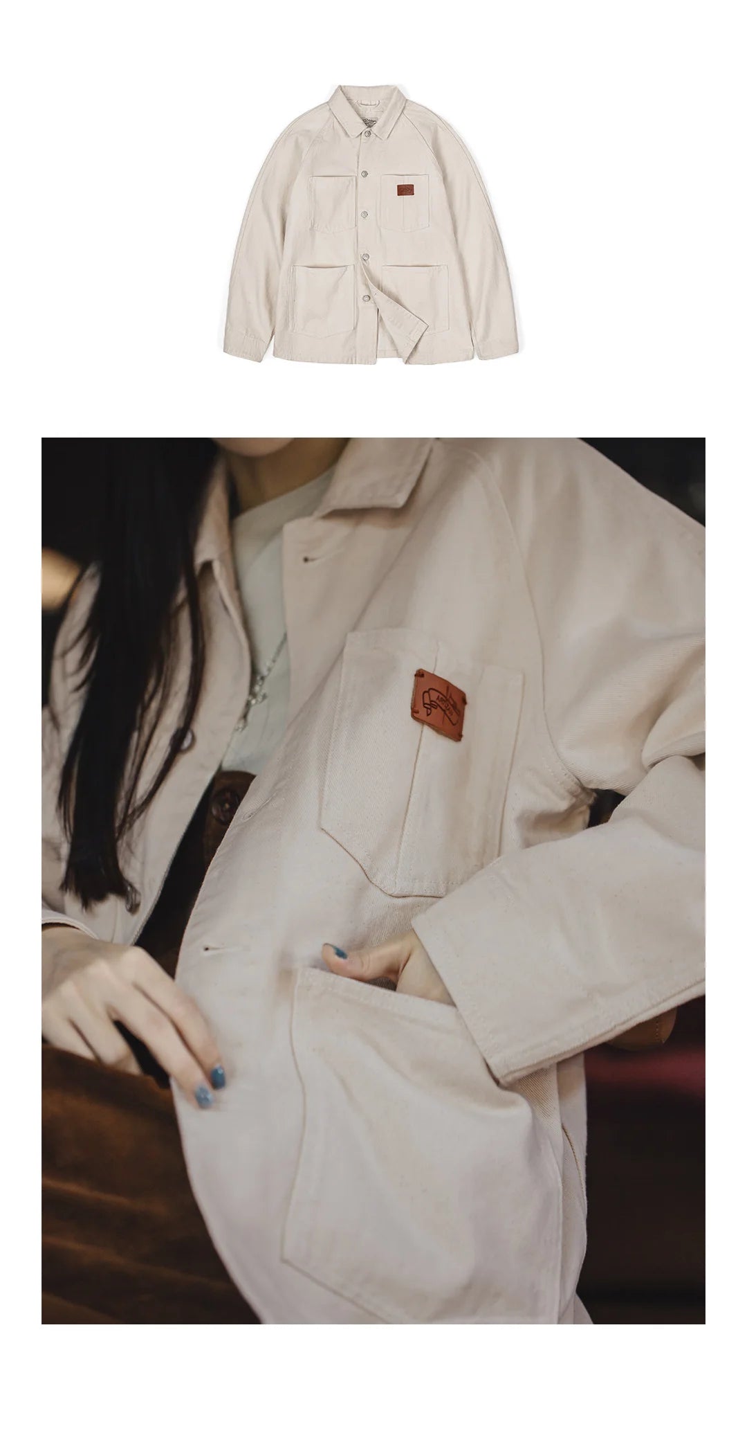 Cotton Seed Shell Denim Jacket