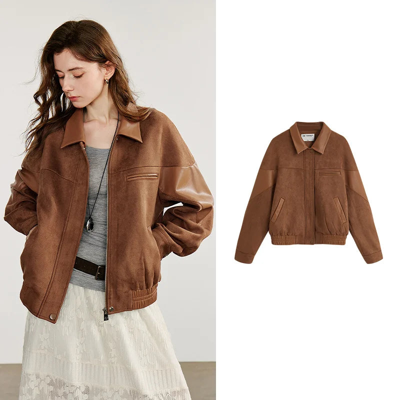 Women PU Leather Jacket