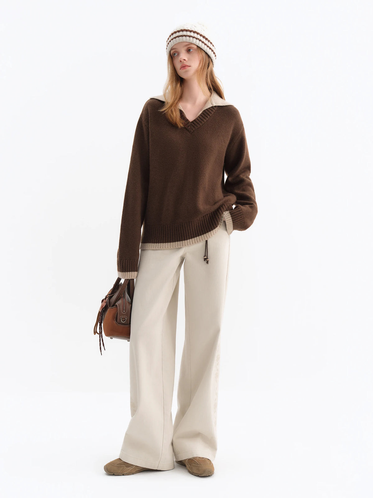 Two-piece Illusion Design Pullover