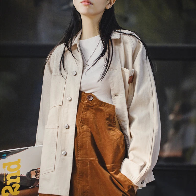 Cotton Seed Shell Denim Jacket