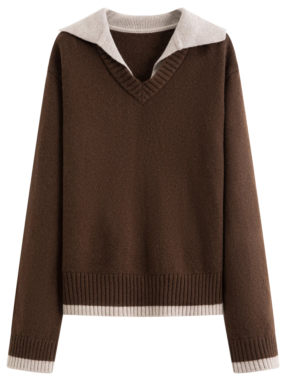 Two-piece Illusion Design Pullover