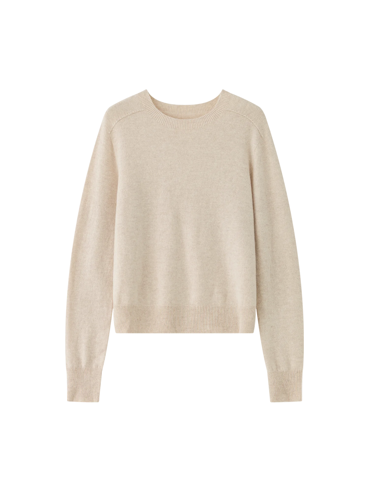 Seamless Wool Knit Sweater