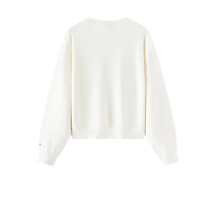 Graphic Print Drop Shoulder Sweatshir