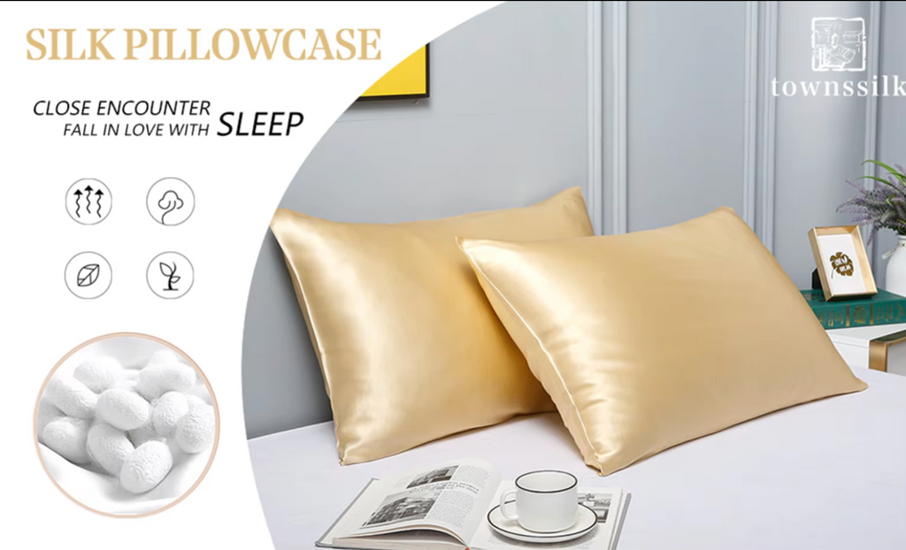 100% Natural Mulberry Silk Pillowcase