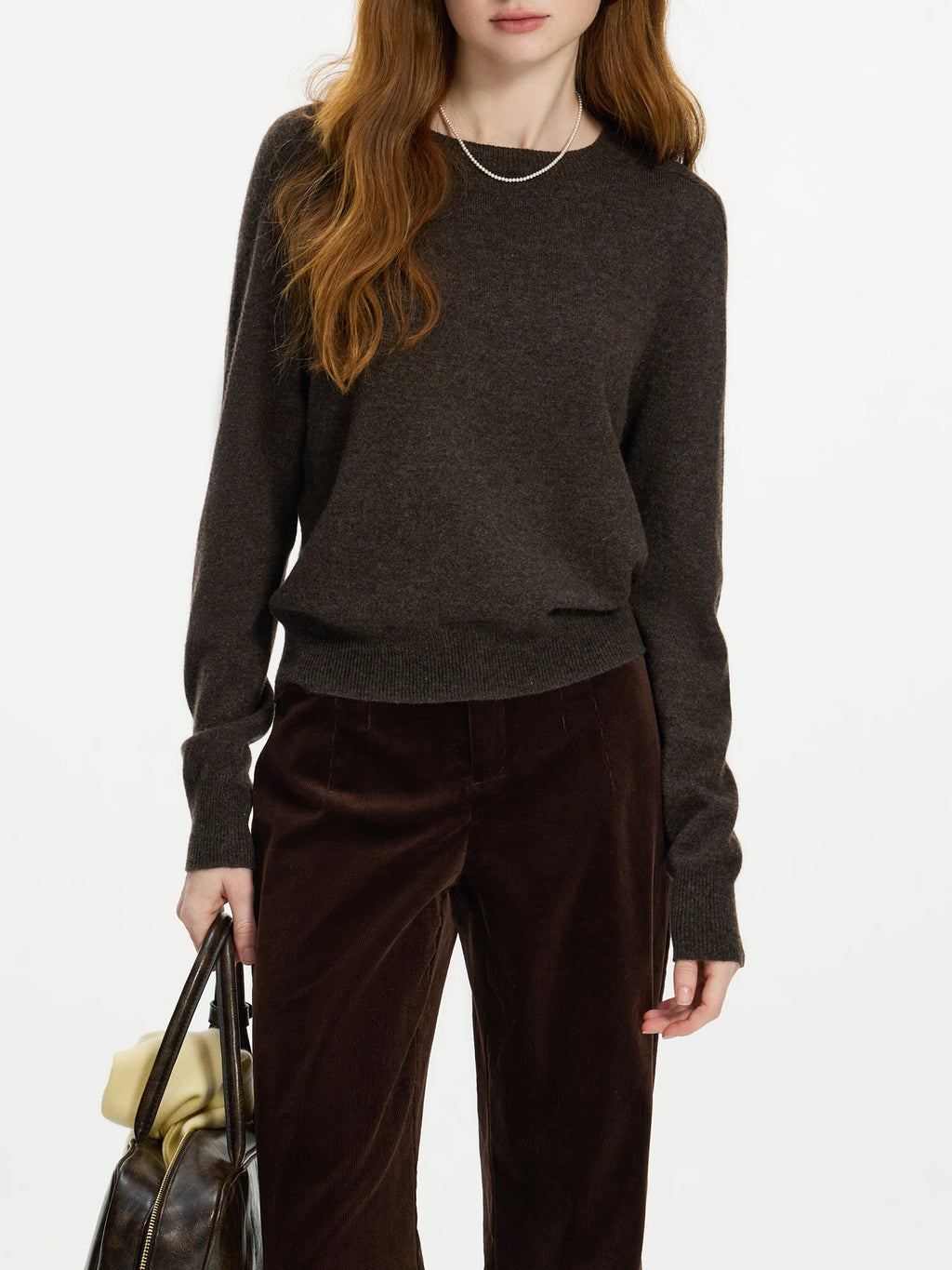 Seamless Wool Knit Sweater