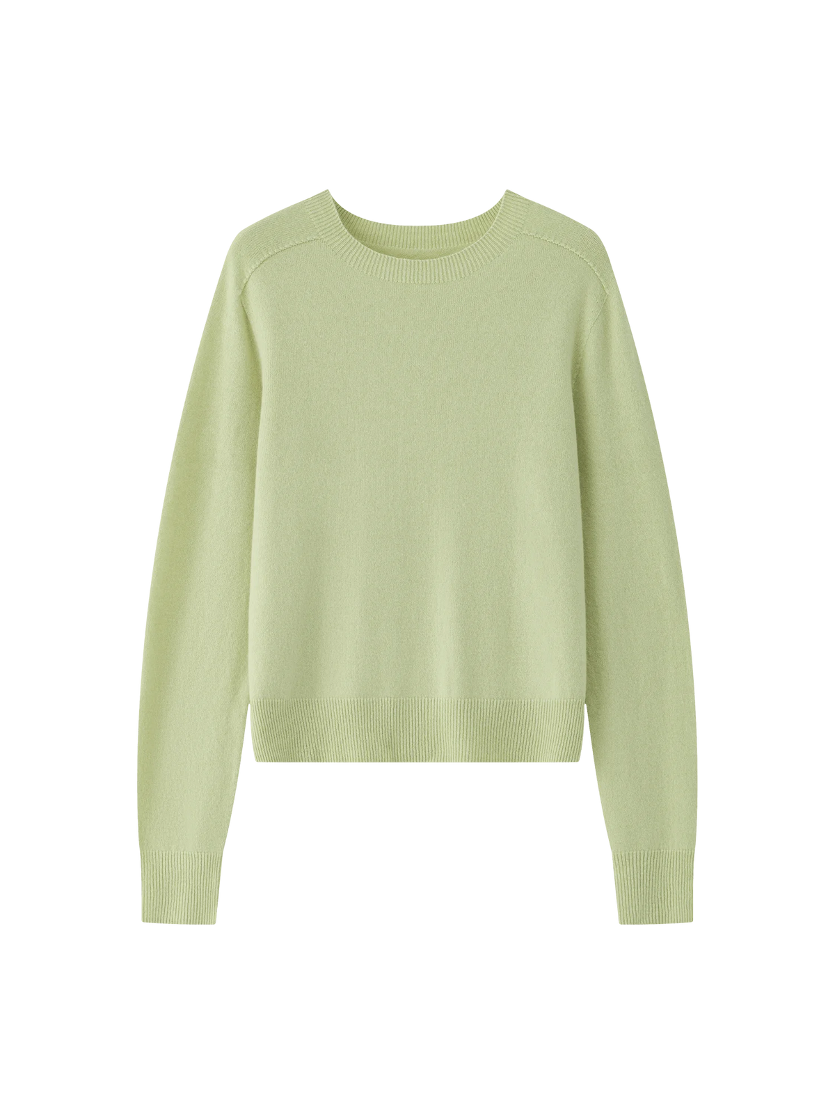 Seamless Wool Knit Sweater