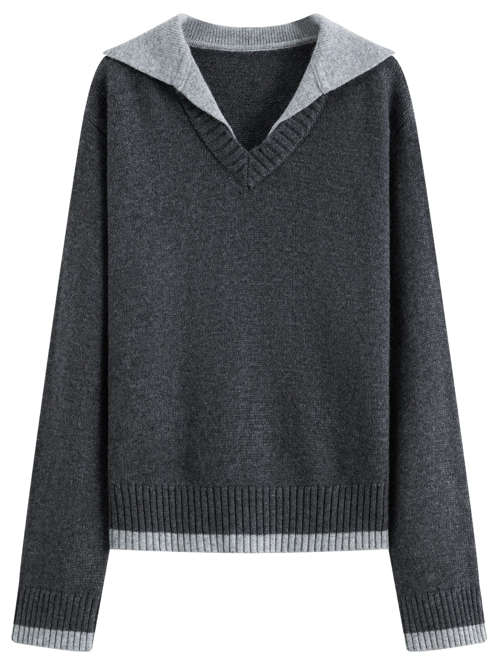 Two-piece Illusion Design Pullover
