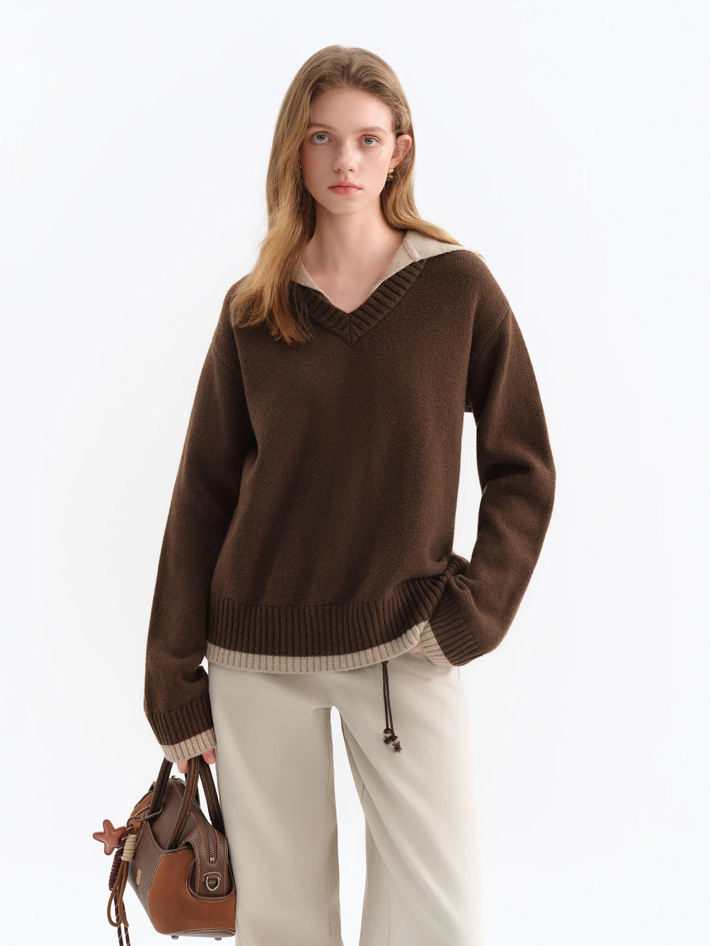 Two-piece Illusion Design Pullover
