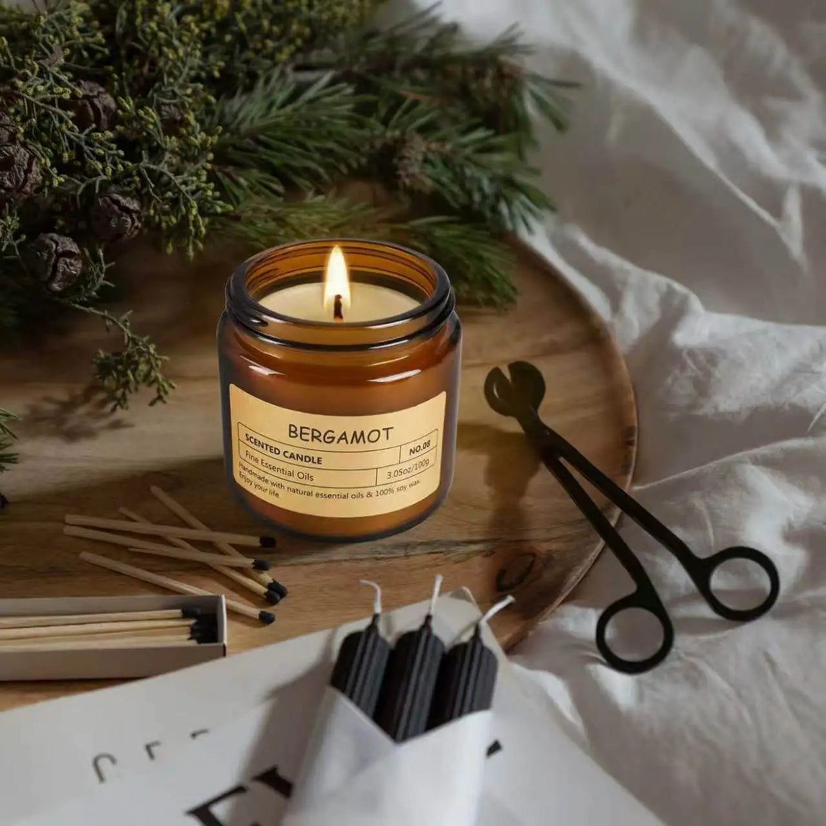 12 Scented Candles Gift Set – Natural Soy Wax Aromatherapy Candles