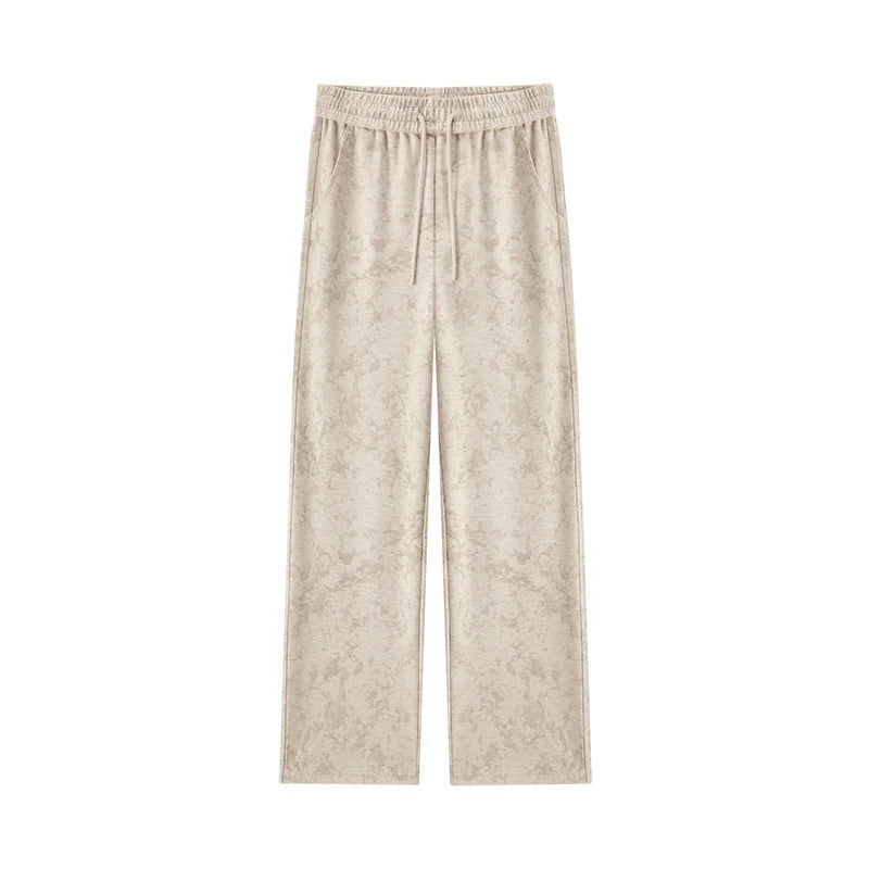 Wool-Feel Wide-Leg Trousers