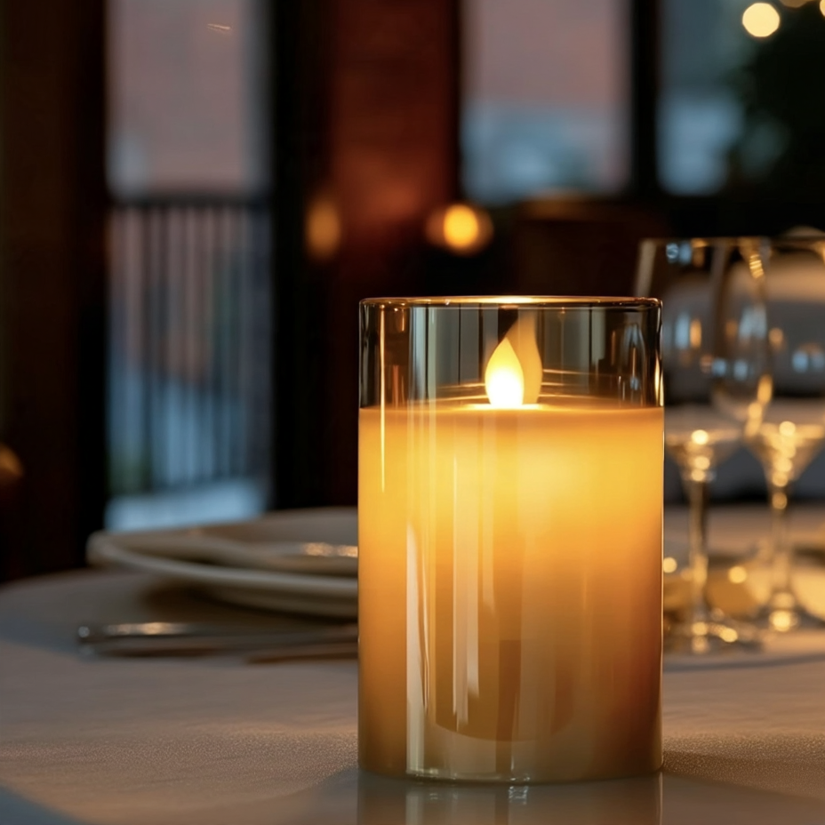 LED Candles - Set of 3