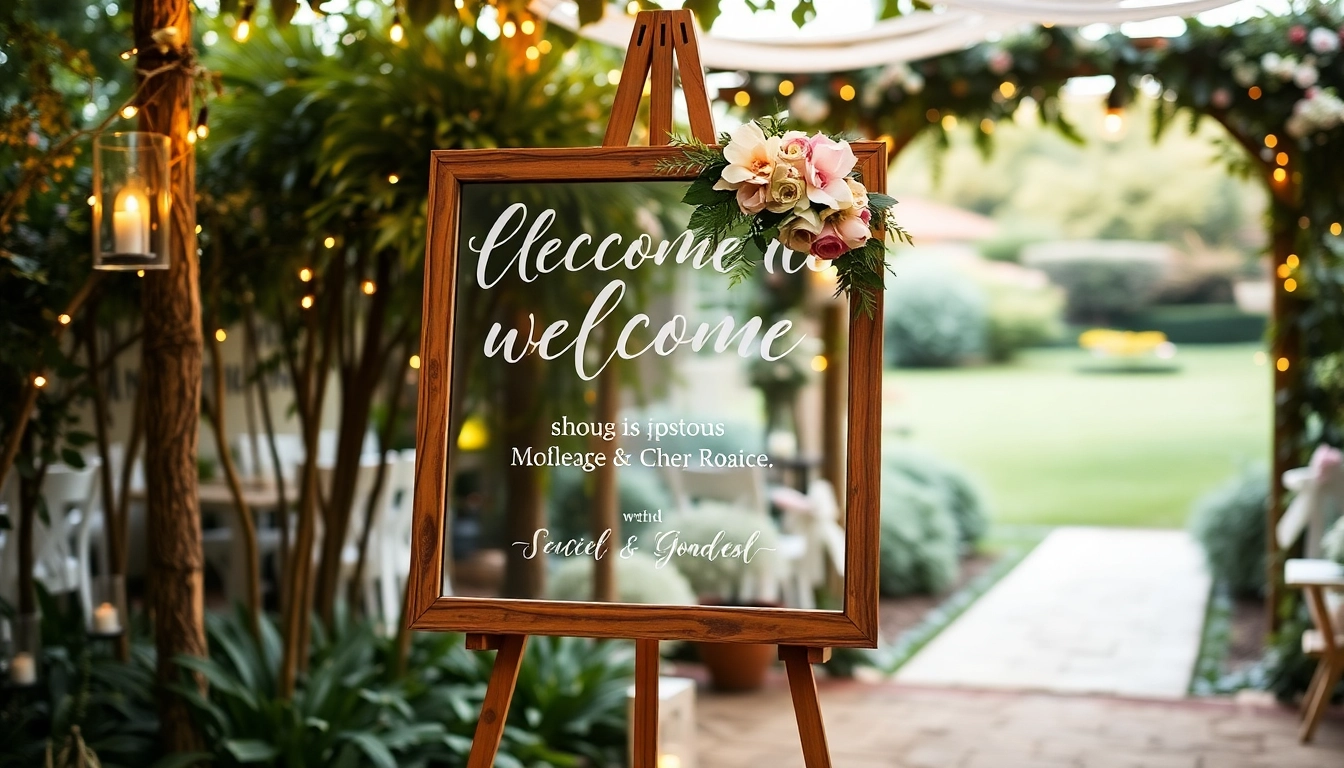 10 Creative Wedding Welcome Sign Ideas to Make a Memorable First Impression