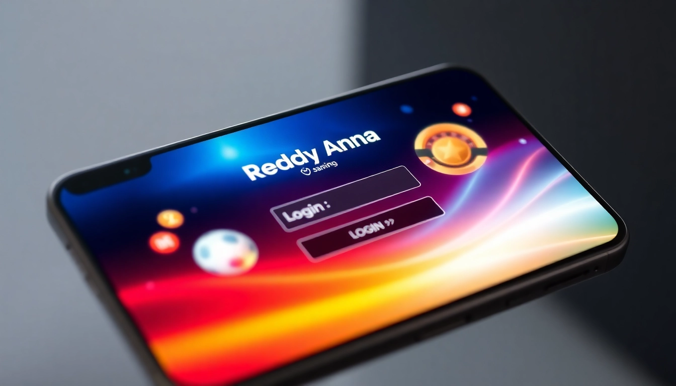 Close-up of a user entering Reddy Anna Login details on a secure online betting platform, highlighting ease of access and user-friendly navigation for sports betting and casino games.