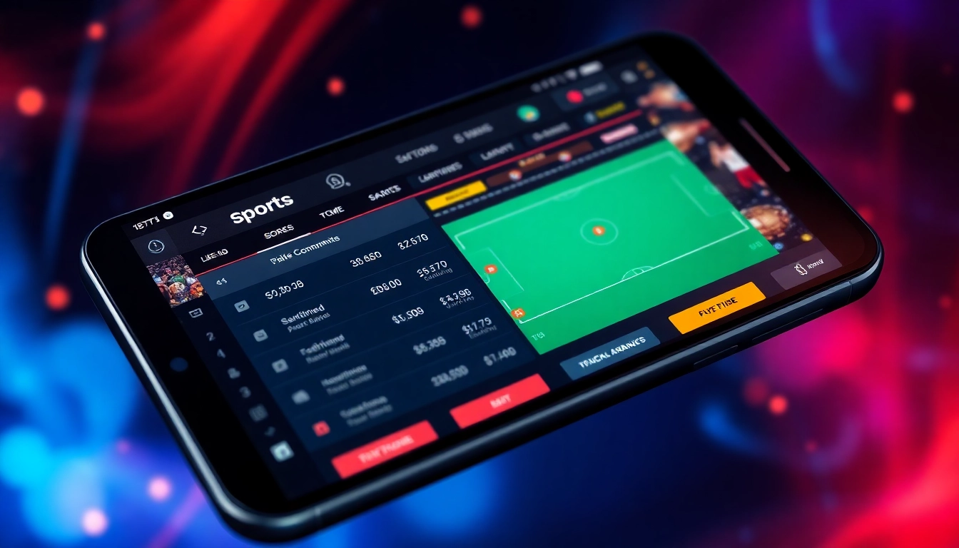 FairPlay live sports betting app displaying live scores and betting options for users, emphasizing real-time updates and user engagement.