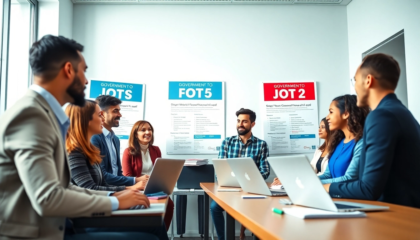 Government employment opportunity with Free Job Alert Candidates reviewing job notifications online