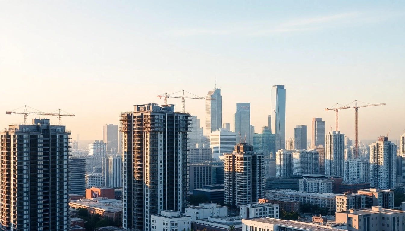 Property Investment Updates guidance with modern skyscrapers and ongoing developments for investors